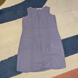 J Jill Dusky Purple Linen Shift Dress S Small